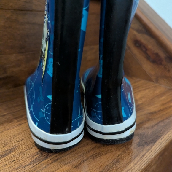 Star Wars Blue and Yellow Rain & Snow Boots Eu Sz33 US 2-2.5 - Picture 6 of 14